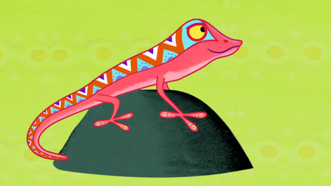 Příběhy Tinga Tinga - 16/52 Proč se ještěrka schovává pod kameny