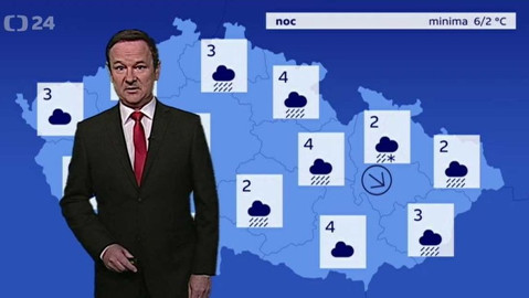 Předpověď počasí - 6. dubna 2017 17:55