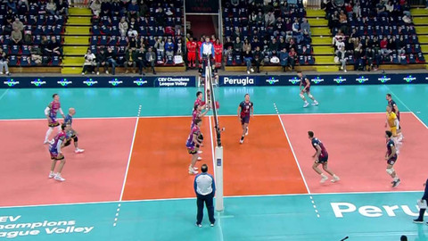 Liga mistrů ve volejbalu - Sir Sicoma Monini Perugia - VK Lvi Praha