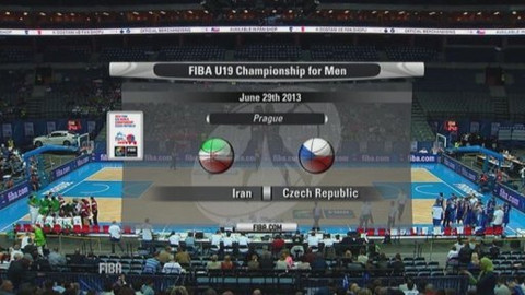 MS v basketbalu U19 2013 - Írán - Česko