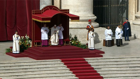 Bohoslužby v České televizi - Inaugurační mše papeže Františka