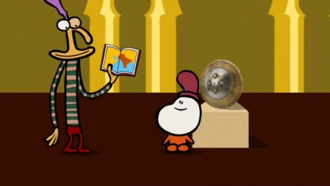 Minuta v muzeu - Štít neboli dhal z Indie