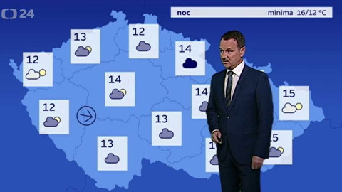 Předpověď počasí - 9. června 2017 17:55
