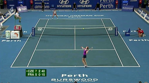 Tenis - Česko - Francie