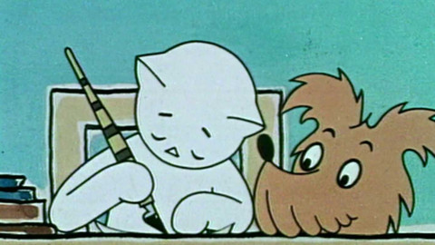 O pejskovi a kočičce - Jak pejsek s kočičkou psali psaní