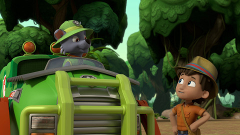 Tlapková patrola - Tlapky zachraňují vylekané slony / Tlapky zachraňují jódlujícího kovboje