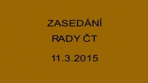 Jednání Rady České televize - 5. jednání Rady ČT v roce 2015