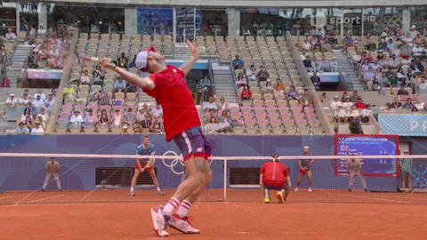 XXXIII. letní olympijské hry 2024 Paříž - Tenis: Fritz/Paul - Macháč/Pavlásek