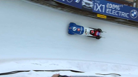Mistrovství světa v bobech a skeletonu 2023 Švýcarsko - 1. jízda dvojbobu mužů