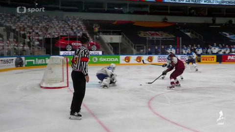 MS v ledním hokeji 2021 Lotyšsko - Lotyšsko - Kazachstán