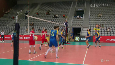 Zlatá evropská volejbalová liga - Česko - Ukrajina