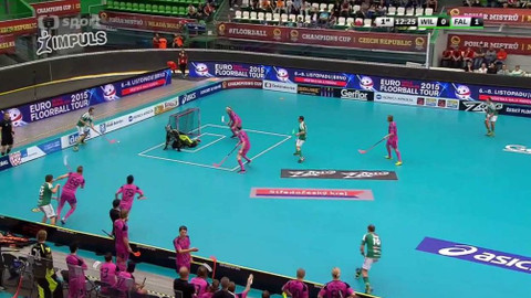 Pohár mistrů 2015 ve florbalu žen - IBF Falun - SV Wiler-Ersigen