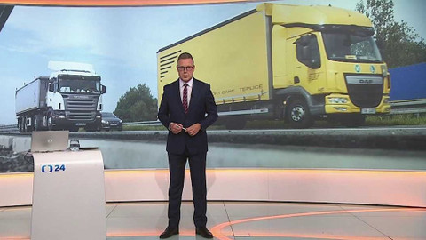 90’ ČT24 - Dálnice D1: kamiony už jen v pravém pruhu