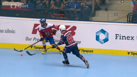 MS v hokejbalu 2017 - USA - Česko