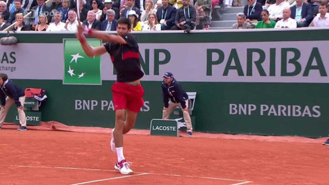 French Open 2018 - Marco Cecchinato - Novak Djokovič