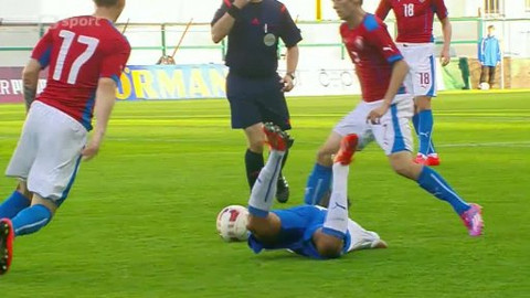 Fotbal - Česko - Itálie