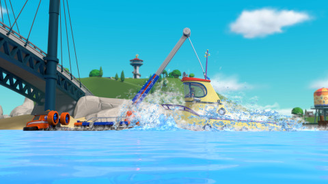 Tlapková patrola - Velká truck patrola zachraňuje most