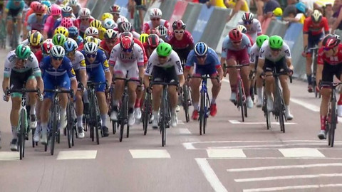 Tour de France - Sestřih z průběhu 7. etapy