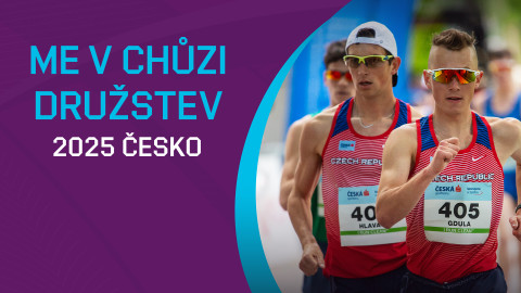 ME v chůzi družstev 2025 Česko