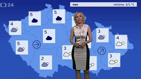 Předpověď počasí - 11. dubna 2017 17:55