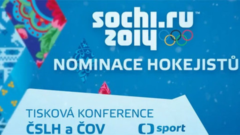 Vyhlášení hokejové nominace pro turnaj ZOH v Soči 2014