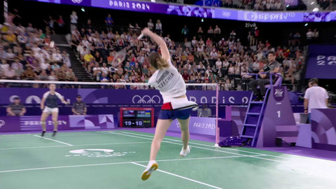 XXXIII. letní olympijské hry 2024 Paříž - Badminton: Tereza Švábíková - Polina Buhrovová