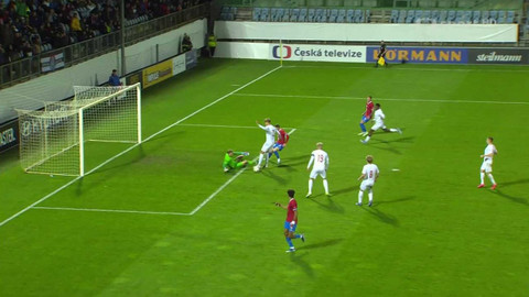 Fotbal - Česko - Dánsko
