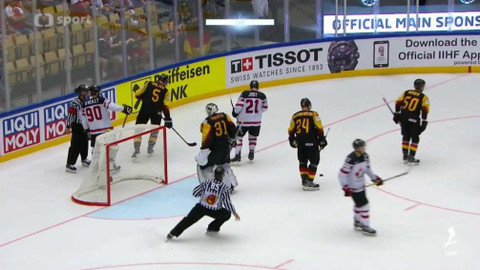 MS v ledním hokeji 2018 Dánsko - Kanada - Německo