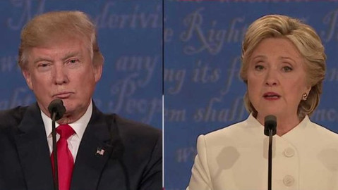 Mimořádné pořady ČT24 - 3. společná debata Clintonová – Trump