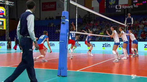 Zlatá evropská volejbalová liga - Česko - Slovensko