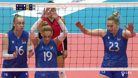 Zlatá evropská volejbalová liga - Bělorusko - Maďarsko