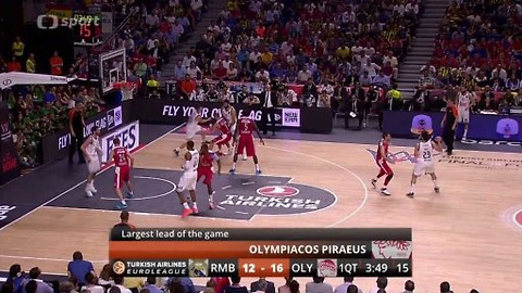 Evropská liga v basketbalu - Real Madrid - Olympiakos Pireus