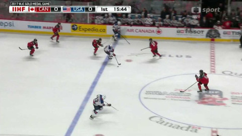 MS v ledním hokeji hráčů do 20 let 2017 Kanada - Kanada - USA