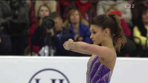 ME v krasobruslení 2019 Bělorusko - Volné jízdy žen