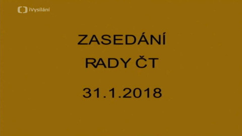 Jednání Rady České televize - 2. jednání Rady ČT v roce 2018