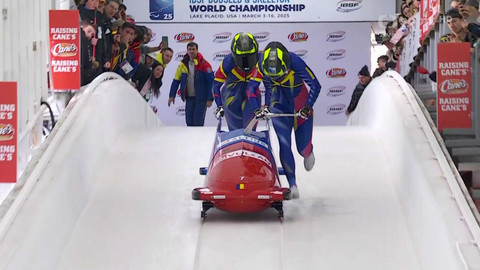 MS v jízdě na bobech a skeletonu 2025 USA - 4. kolo dvojbobu žen