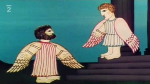 Bohové a hrdinové antických mýtů - Daidalos, Ikaros a báječná Kréta