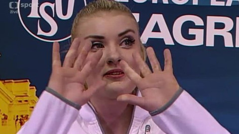 ME v krasobruslení 2013 Chorvatsko - Volné jízdy v kategorii žen 2.