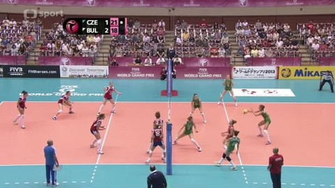 Grand Prix ve volejbalu žen 2013 - Česko - Bulharsko