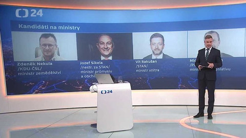 90’ ČT24 - Budoucí ministři u prezidenta