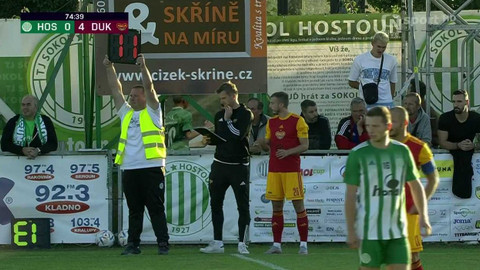 Fotbal - Sokol Hostouň - FK Dukla Praha
