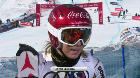 MS v alpském lyžování 2017 Švýcarsko - 1. kolo obřího slalomu žen