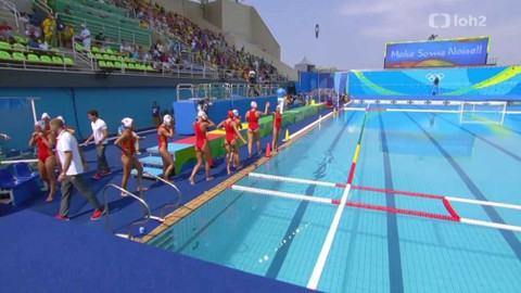 XXXI. letní olympijské hry 2016 Rio de Janeiro - Vodní pólo: Španělsko–USA (ženy)