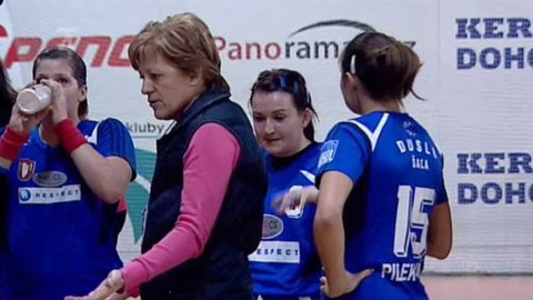 Házená - Slavia Praha - Duslo Šala