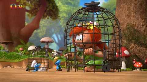 Šmoulové 3D - 48/52 Mňamíkový dort