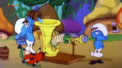 Šmoulové - Kukaččí vejce/Šmoulí hasičský sbor