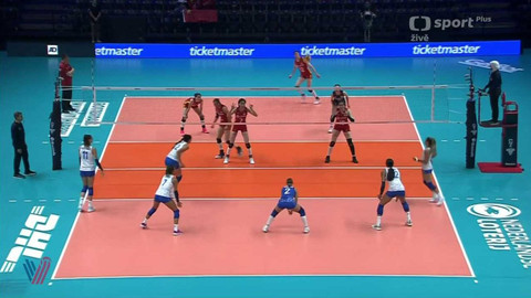 MS ve volejbalu žen 2022 Nizozemsko, Polsko - Čína - Portoriko