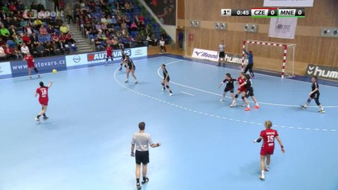 Házená - Česko - Černá Hora