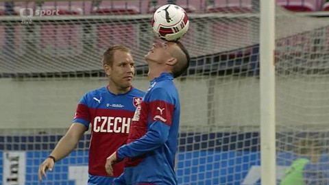 Fotbal - Česko - Rakousko