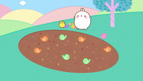 Molang - Zeleninová zahrádka